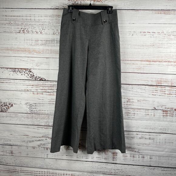 Burberry London Women's Size 30 Wool Blend Wide Leg Pants